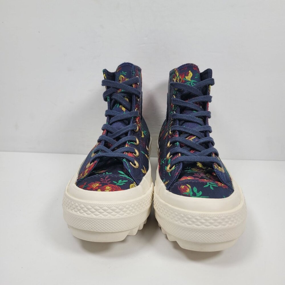 Converse Women's Floral High-Top Platform Sneakers 561654C US Size 5 - Picture 3 of 8